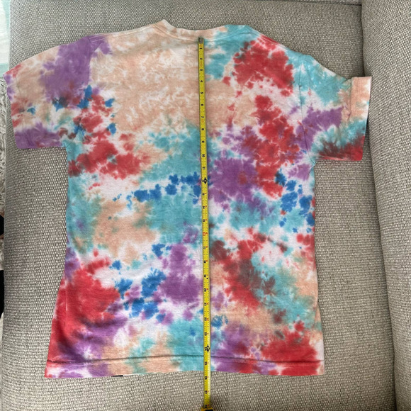 Dim Mak Sanrio Kuromi Tee Kaleidescope Tie Dye Shirt Short sleeves Small - Picture 6 of 6